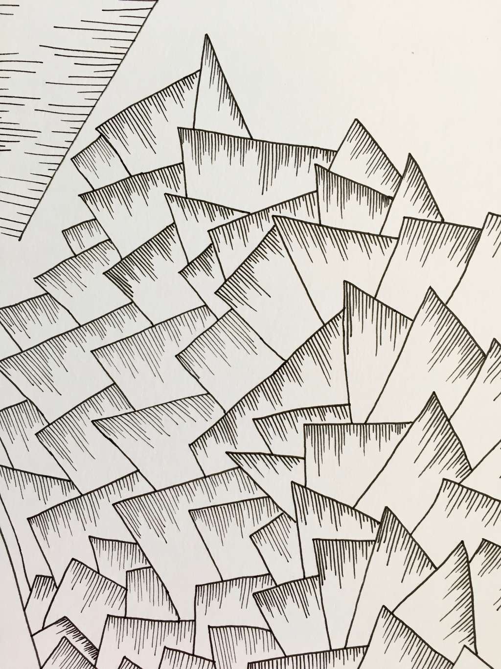 Lines on paper 2013